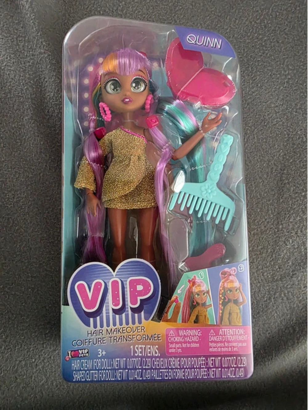 VIP Pets Hair Makeover Quinn Doll New